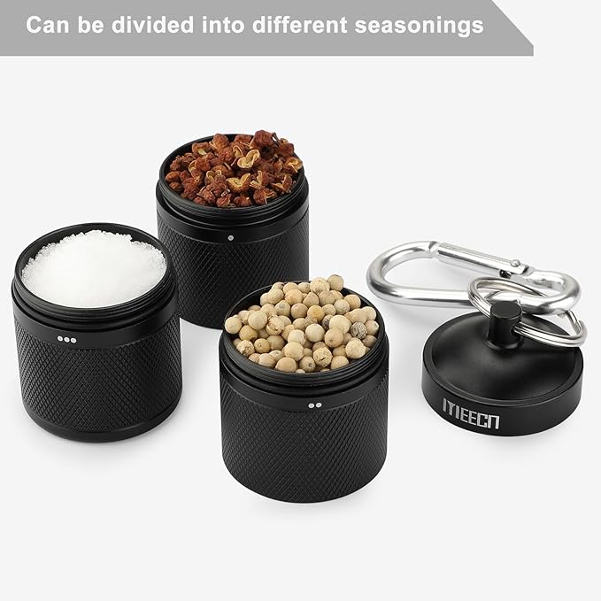 Three Layer Large Pill Organizer, Aluminium, Metal Dispensers, Waterproof, Can Store Pills Anything Sizes, Vitamins, Cod Liver Oil, Supplements and Medication (Black)