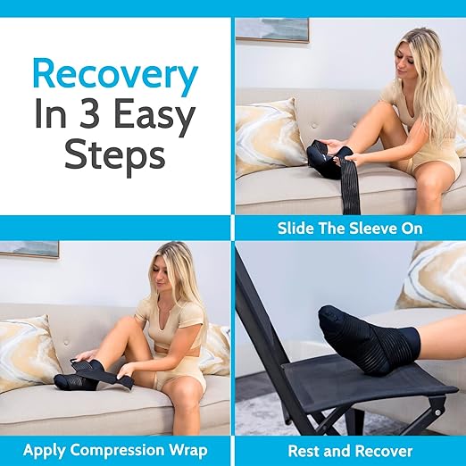 Arctic Flex Cold Therapy Sock - Reusable Ice Cooling Sock for Hot Feet, Heels & Ankles - Pain Relief for Swelling, Bunion, Plantar Fasciitis, Metatarsalgia, Chemotherapy & Diabetic Neuropathy