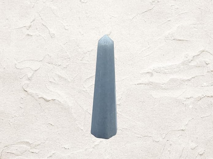 WholesaleGemShop 3 Inch Gemstones Obelisk Tower Jumbo Facet Aura Rock Crystal Natural Polished Earth Wand Spirit