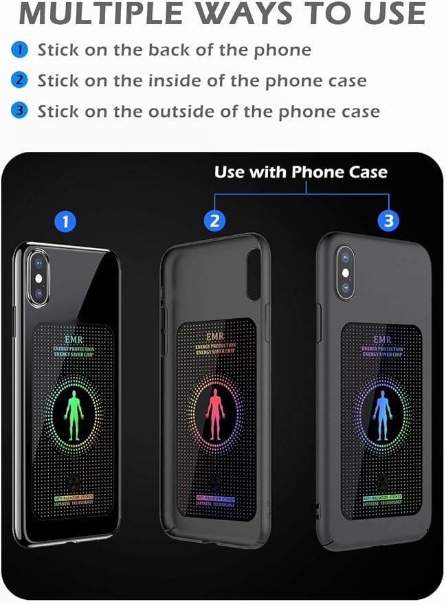 Protection Stickers for Cell Phones/Laptops/Tablets/All Devices, Large Area Protection, [Trimmable], [Reusable], Suitable for Anyone, 4.2 x 2.4 x 0.015 inches - (6 Pcs)