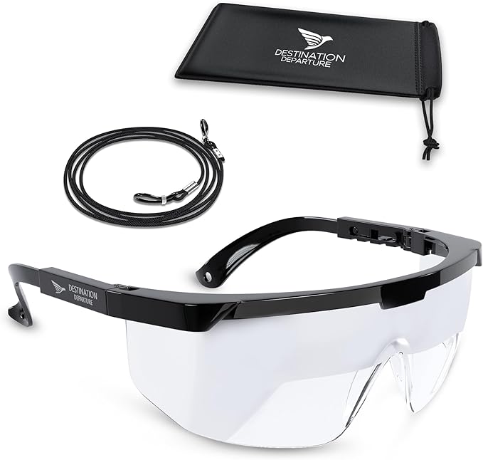 Foggles - IFR Training Aviation Glasses, View Limiting Device - Aviation Training IFR Foggles - Adjustable Frosted Polycarbonate Lenses - Simulates Meteorological Conditions