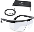 Foggles - IFR Training Aviation Glasses, View Limiting Device - Aviation Training IFR Foggles - Adjustable Frosted Polycarbonate Lenses - Simulates Meteorological Conditions
