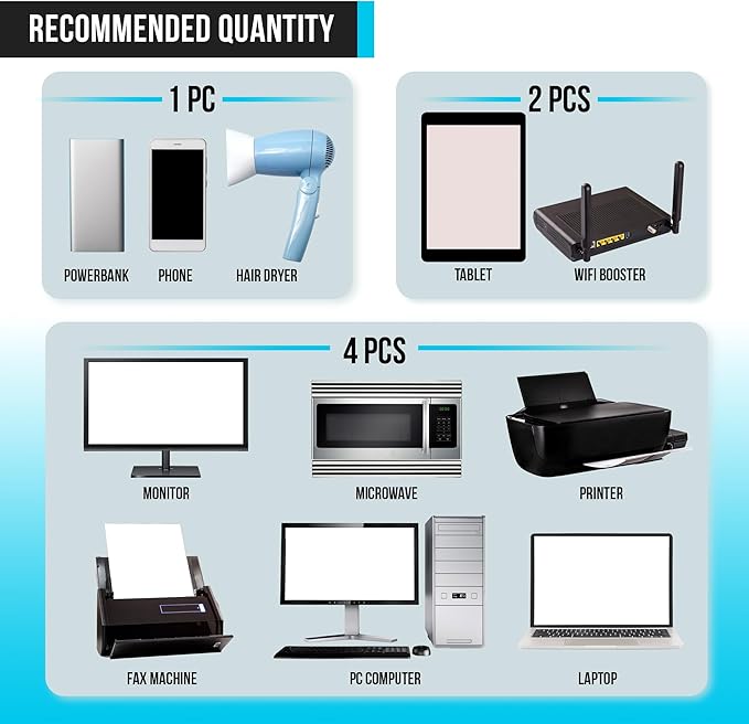 Protection Shield (1 Sticker) - Cell Phone Protection Shield - Laptops & Tablets - Protect Your Kids and Family