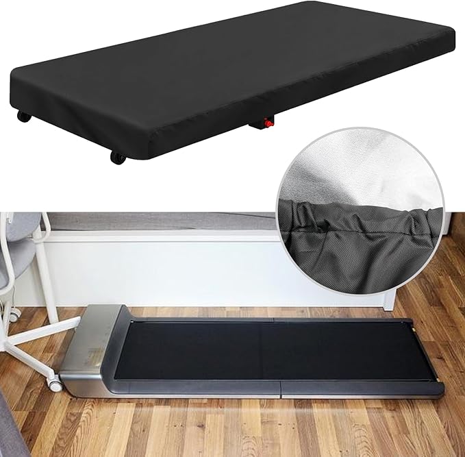 Under Desk Treadmill Cover 420D Walking Pad Cover Waterproof Protective Dust-Proof for Home Walking Treadmill Indoor Office Under Desk Running Machine