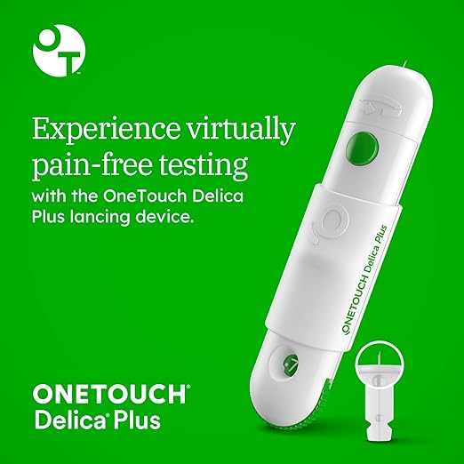 OneTouch Ultra Plus Flex Bonus Kit - Includes Ultra Plus Flex Blood Glucose Meter, 10 Lancets, Lancing Device & Carrying Pouch - Diabetes Care Supplies