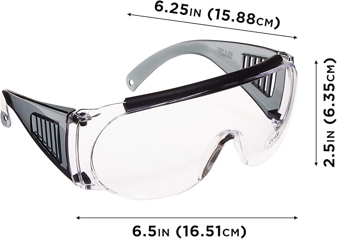 Allen Company - Ballistic Eye Protection for Men and Women - Shooting Accessories That Work with Prescription Glasses