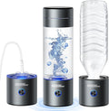 Hydrogen Water Bottle Generator,5500ppb Portable Water Ionizer Machine with SPE/PEM Technology in 5-Minute Electrolysis, Rechargeable Hydrogen Rich Cu