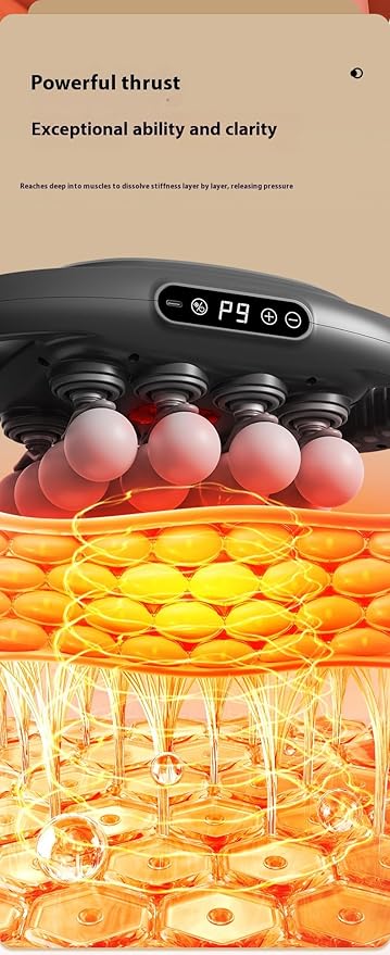 16-Head Massage Gun, Deep Tissue Back Massager, Electric Handheld Massager 2026 new Model for Back, Shoulders, Legs, Muscle Pain Relief, Ideal Gifts for Women, Men, Mom, and Dad