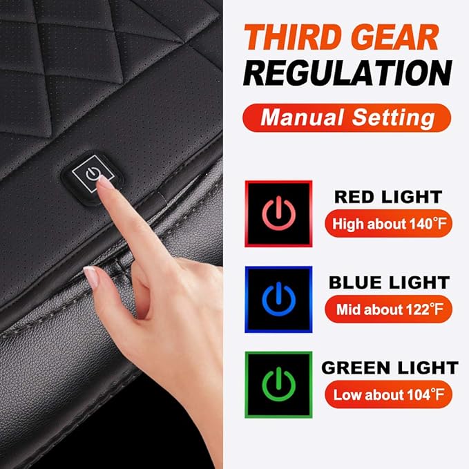 Heated Seat Cushion with Pressure-Sensitive,Heating Chair Pad for Home, Office and More