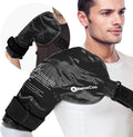 XL Shoulder Ice Pack Rotator Cuff Cold Therapy, Reusable Gel Ice Wrap for Shoulder Injuries & Pain Relief, Bursitis, Tendonitis, Swelling, Recovery for Man and Women Black