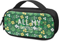 Rnyleeg Insulin Bag for Diabetes Four Leaves Insulin Cooler Travel Case for Women Large Capacity Diabetic Bags for Supplies All My Diabetes Shit