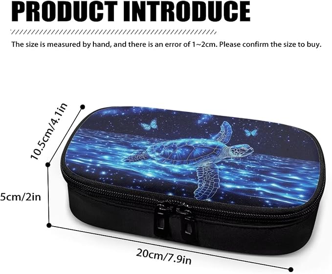 Turtle Butterfly Insulin Cooler Travel Case Large Capacity Diabetic Medication Travel Cooling Bag for Insulin Pens and Other Diabetic Supplies Easy to Use & Carry