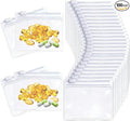 CertBuy 100 Pcs Pill Pouch Bags Zippered Reusable Pill Pouch, Pill Baggies Clear Plastic Pill Bags Self Sealing Travel Medicine Organizer Storage with Slide Lock for Pills and Small Items 7.6 x 7CM