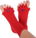My Happy Feet Foot Alignment Socks with Toe Separators – Holiday Socks for Women & Men - Cozy Christmas Gift Idea