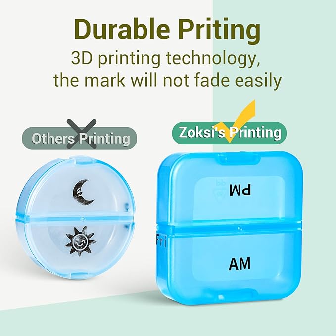 Pill Organizer 2 Times a Day