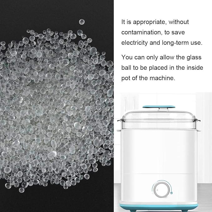Nail Sterilizer Glass Bead,120g Glass Balls for High Temperature Nail Steriliser Box Sand Beads for Scissors and Tweezers and Manicure Metal Tool Sterilizer Pot Nail Art Equipment