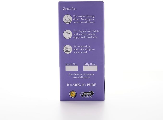 100% Pure Lavender Oil | Calming Sleep Support, Relaxing Aromatherapy Oil for Stress Relief, Skin & Hair Care, Undiluted Therapeutic Grade – 1 fl oz, 30 ML