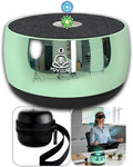 Rain Drum Alternative–PUVIDJUT M3 Musical Instruments with Meditation Chime,5 Solfeggio Frequencies (417-639Hz), for Inner Peace, Deep Sleep & Chakra Healing, USB-C Rechargeable (Green)