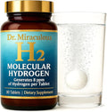 Hydrogen Water Tablets | 90CT Molecular Hydrogen Tablets for Drinking Water | H2 Molecular Magnesium Supplement for Athletic & Cognitive Performance | Non-GMO & Gluten Free 45 Serving
