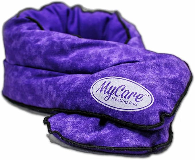 Microwavable Neck Heating Pad for Pain Relief – MyCare Neck Warmer Heat Wrap for Sore Muscles, Arthritis, and Cramps – Therapeutic, Natural Relief