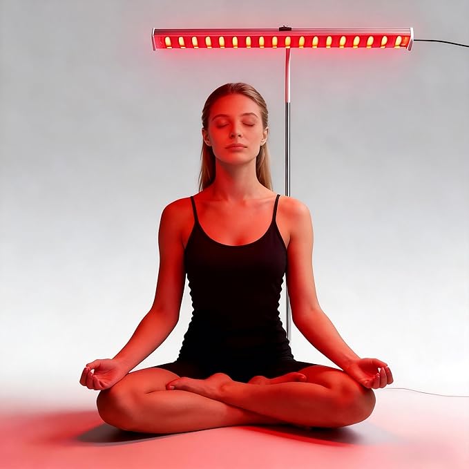 Red Light Therapy for Body Face, Infrared Light Therapy for Sauna with Adjustable Stand, 660nm and 850nm Near Infrared LED Lights Panel