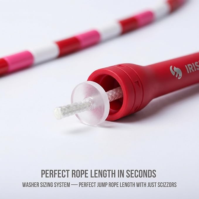 Elevate Rope Professional Beaded Jump Rope - 3m Adjustable, Quality Beads & Poly Cord - For Freestyle, Cardio & Tricks - All Levels & Indoor/Outdoor Use