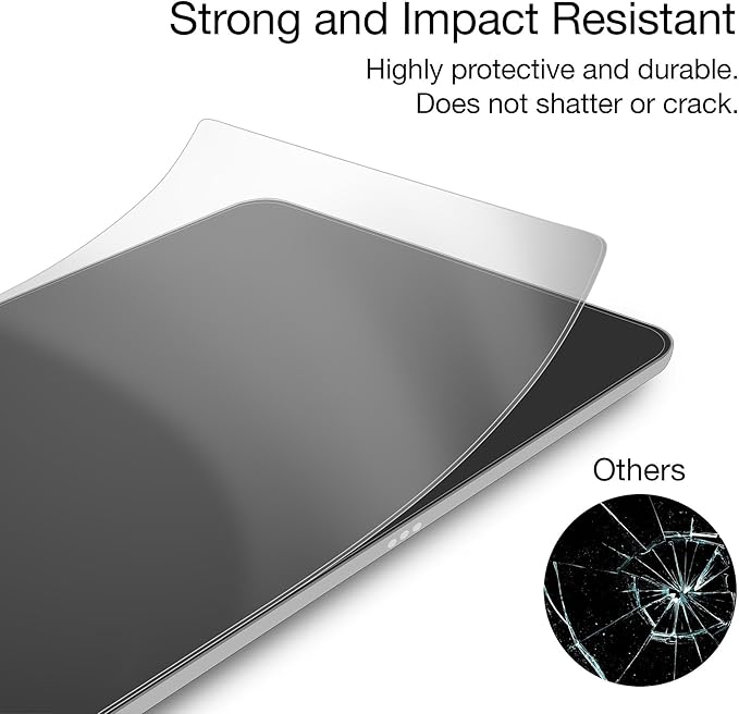 BoxWave Screen Protector Compatible with Skylight Calendar (15 inch) - ClearTouch Crystal ToughShield 9H (2-Pack), Clear 9H Tough Flexible Film Screen Protector