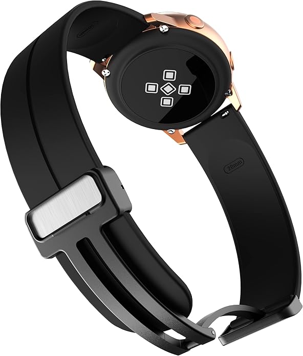 Lamshaw Compatible with Spade & Co Health Smartwatch 4 bands, Soft Silicone Sport Wristband Replacement Straps Compatible with Spade & Co Health Smartwatch 4 1.85 Inches