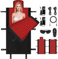 LITDUCK Body Red Light Therapy Mat, Eligible Red Light Therapy Blanket, 2in1 LEDs(660nm& 850nm), Premium Leather, Adjustable Timer & Intensity 36.3"*15.8" (2570leds)