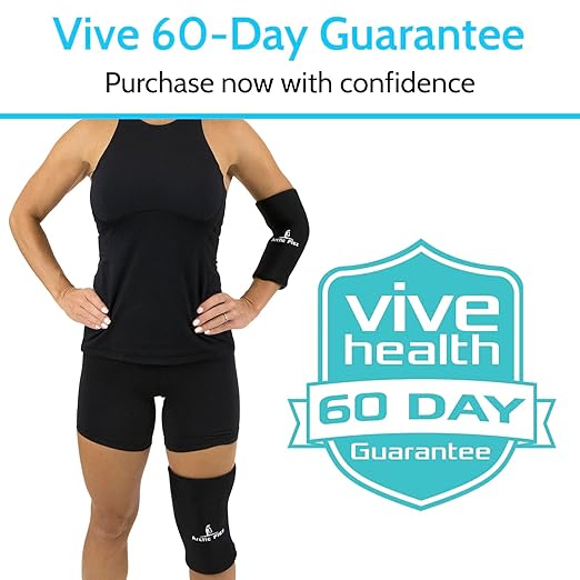 Arctic Flex Ice Sleeve for Knee, Elbow, Arm - Hot & Cold Freeze Pack Wrap for Tennis Pain Relief, Tendonitis - Gel Compression Brace for Injuries - Therapy Compress - Reusable, 360 Coverage