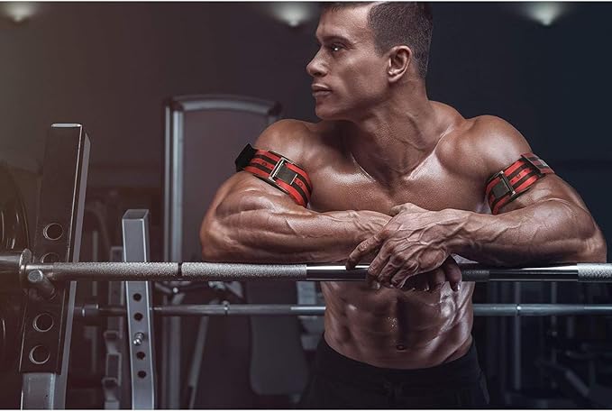 4Pcs Bands Blood Flow Restriction Bands for Arms Legs & Glutes for Occlusion Training Quick-Release Elastic Strap Ideal for Muscle Growth Without Heavy Weights