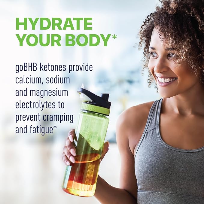 Real Ketones BHB Exogenous Ketones Energy Powder Sugar Free Electrolyte Powder with 4 Main Fasting Electrolytes & Hydrating Patented BHB Ketones for Energy & Focus (Watermelon, 30 Servings)