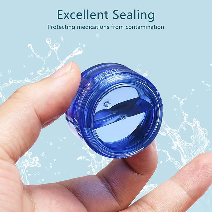 Cylindrical Pocket Pharmacy Moisture-Proof Travel Pill Organizer Free Combination of Seven Colors Pill Box 7 Day