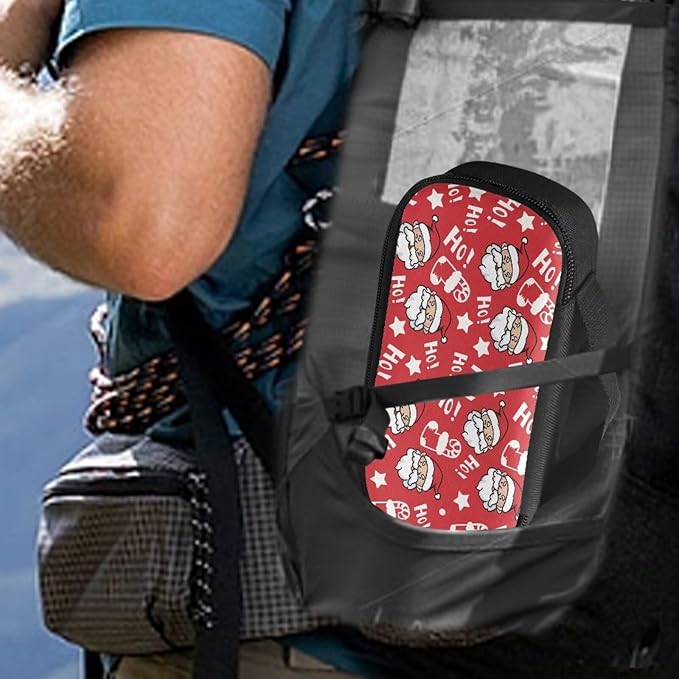 Christmas Santa Claus Insulin Cooler Travel Case Diabetic Medication Insulated Organizer Portable Medicine Cooling Bag for Insulin Pen and Medical Diabetic Supplies Christmas Decor