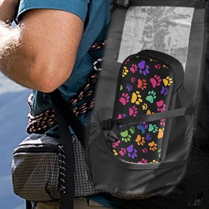 Colorful Paws Insulin Cooler Travel Case for Glucose Meter Medication Insulin Pens and Other Diabetes Care Supplies Diabetes Organizer Bags with Mesh Pockets