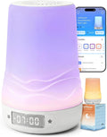 Mewaii White Noise Sound Machine for Adults & Baby with Night Light, Sunrise Alarm Clock, App Control, 100 Sounds & AI Cry Detection, Custom Routines Builder, Toddler Sleep Trainer, Registry Essential