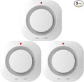 Photoelectric Smoke Detector Fire Alarm, Battery Operated, Smoke Alarm with Test Button & Low Battery Signal, LED Warning Light, 85-Decibel Alarm Sound, Easy Installation for Living Rooms and Bedrooms