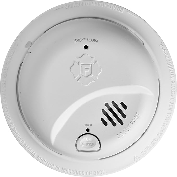 First Alert SMI100-AC, Hardwire Interconnect Smoke Alarm with Battery Backup, 6-Pack