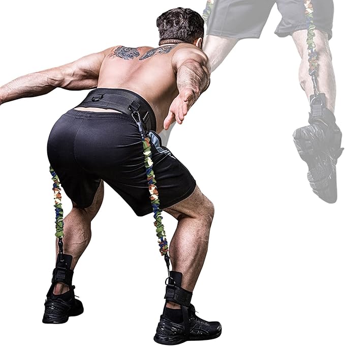 INNSTAR Vertical Jump Trainer for Volleyball Basketball Home Gym, Vertimax Jump Machine Resistance Bands, Easy to Carry, Adjustable Jump Training Equipment