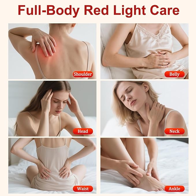 Red Light Therapy for Body Face, Infrared Light Therapy Lamp with Adjustable Stand, 660nm and 850nm Near Infrared LED Lights Panel, Red Infrared Lamp for Full Body, Gift for Men Women
