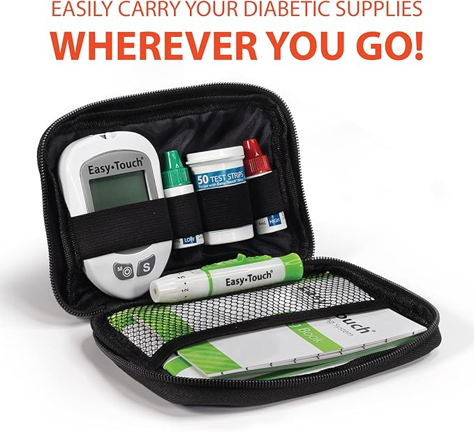 EasyTouch Glucose Monitoring System with 1 Meter, 10 Twist Lancets, 1 Lancing Device