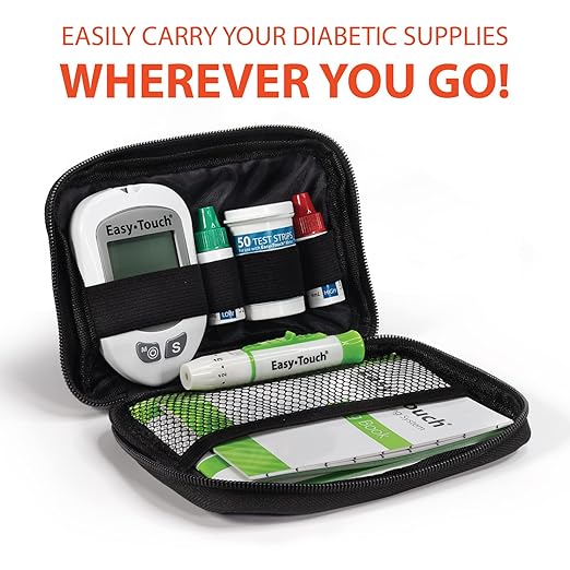 Easy Touch Glucose Meter Kit Combo (Includes Meter Kit and 100 Test Strips)