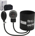 Adult Pro Aneroid Sphygmomanometer – Size 10 (7.5"–10.5") Black Cuff, Manual Blood Pressure Monitor, Reusable, Dial Display, Latex-Free, Includes Leatherette Carrying Case – 1 Count