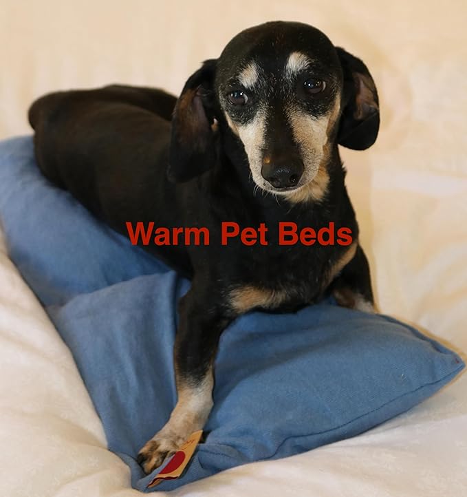 Double Square Blue Denim Cherry Pit-Stone Pillow, Microwavable Hot/Cold Compress, Sustainable Heating Pad, Moist Heat, Muscle Joint Pain Relief, Gift.