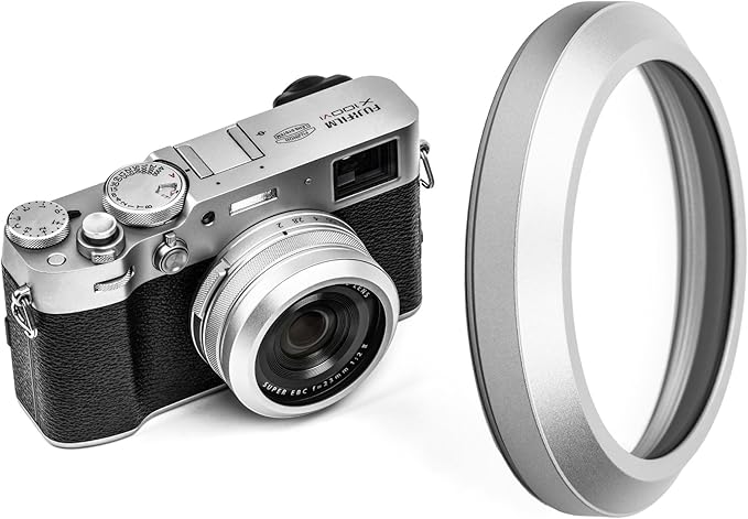 NiSi - NC UV (Silver Frame), Camera Lens Protector Filter for Fujifilm X100 Series (X100, X100S, X100F, X100T, X100V, X100VI), Ultraviolet Filter, UV Protection, Optical Glass, Waterproof Nano Coating