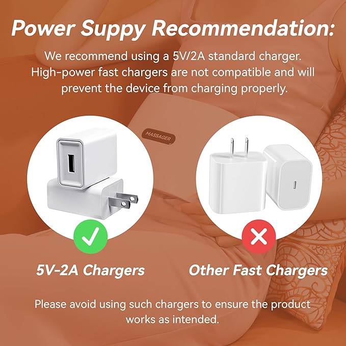 Electric Double Disc Abdominal Massager with Heat for Flatulence and Period Cramps, Belly and Stomach Massager for Digestion and Constipation