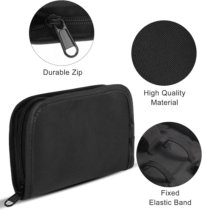 Diabetes Supply Case, Diabetic Organizer For Test Strips With Mesh Pocket, Portable Diabetes Testing Kit bag, Travel Blood Glucose Meter Glucometer Storage Bag, Glucose Monitor Case