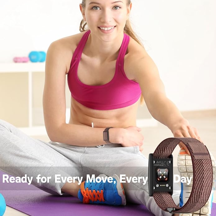 Vanet Nylon Straps Compatible for Polar Loop Bands/Polar 360 Replacement, Elastic Woven Strap Breathable Sport Adjustable Stretchy Braided Hook & Loop Wristbands for Visible Armband 2.0 [NO Tracker]