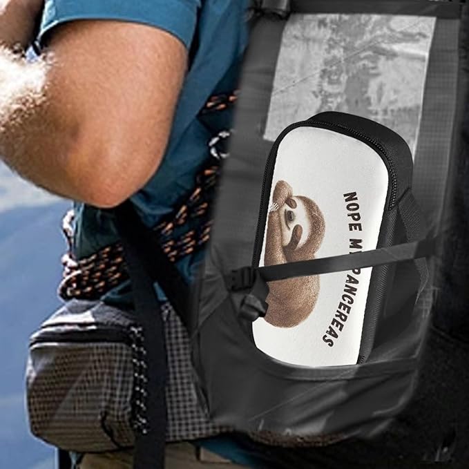Rnyleeg Cute Sloth Insulin Bag for Women Men Portable Diabetic Supplies Storage Bags with Handle Small Size Diabetic Bags for Supplies Medicine Cooler Bag