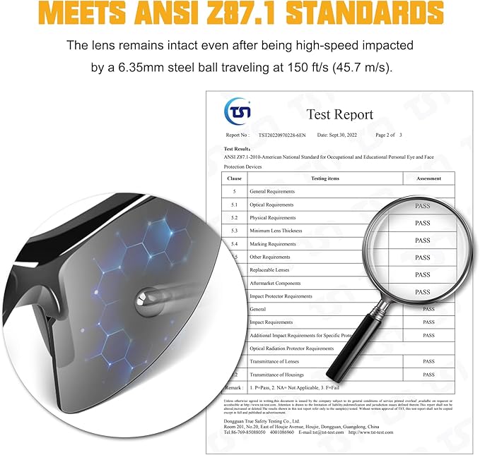 OXG 12 Pack Anti Fog Safety Glasses for Men, ANSI Z87.1 Safety Goggles Impact Scratch Resistant Eye Protection for Work